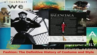 PDF Download  Fashion The Definitive History of Costume and Style PDF Full Ebook