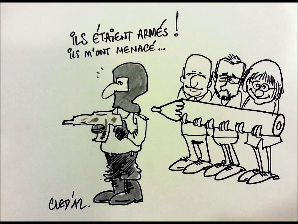 En janvier 2015, le dessinateur Cled'12 rendait hommage aux victimes de Charlie Hebdo