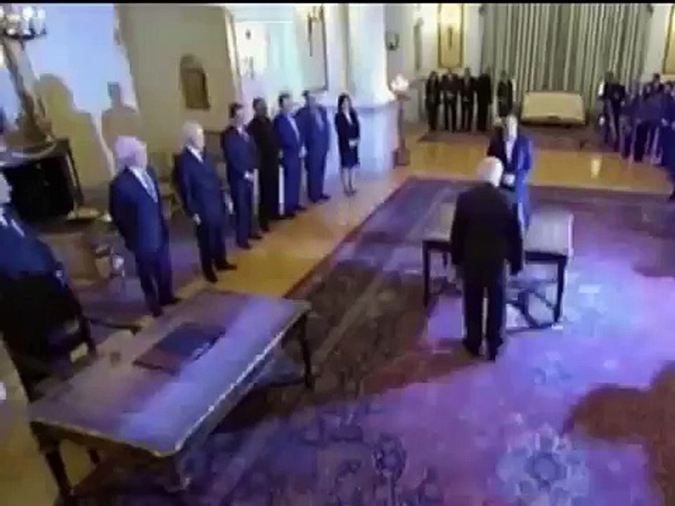 Aleksis Tsipras Çipras Yemin Töreni