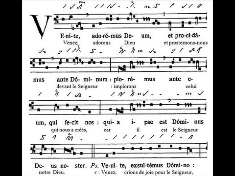 Introitus gregorian 'Venite adoremus', Dominica V T.p.A (5è dimanche TO) sabbato Quatuor Temp. Septembris