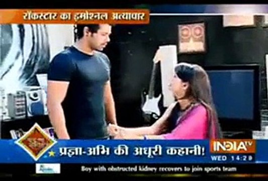 Bulbul ki yaad Mein Pragya ne Khoya Dimagi Santulan jis se Abhi ne kaha uuse Pagal 6th January 2016 Kumkum Bhagya