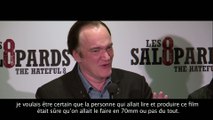 Rencontre avec Quentin Tarantino pour Les Huit Salopards