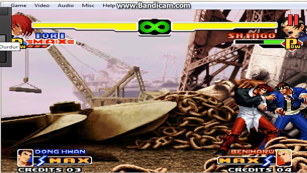 kof  combo iori 7