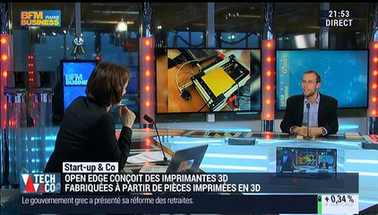 Start-up & Co: Open Edge, fabricant français d'imprimantes 3D - 05/01