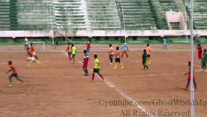 Angel or ghost blessing football player before he kicked the ball (Angel Or Ghost)