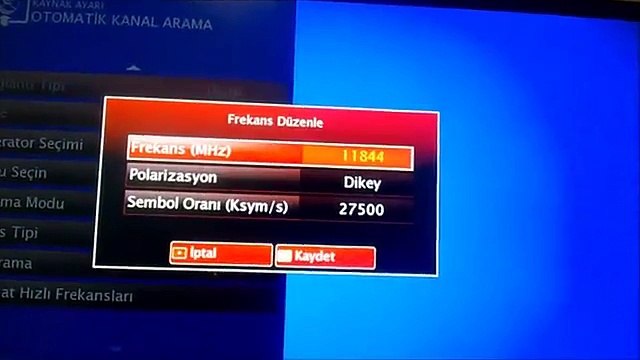 Arçelik Tv Dahili Uydu Kanal Ayarları TURKSAT 4A (Televizyon Kanalları FULL HD 720P)