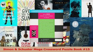 PDF Download  Simon  Schuster Mega Crossword Puzzle Book 15 PDF Online