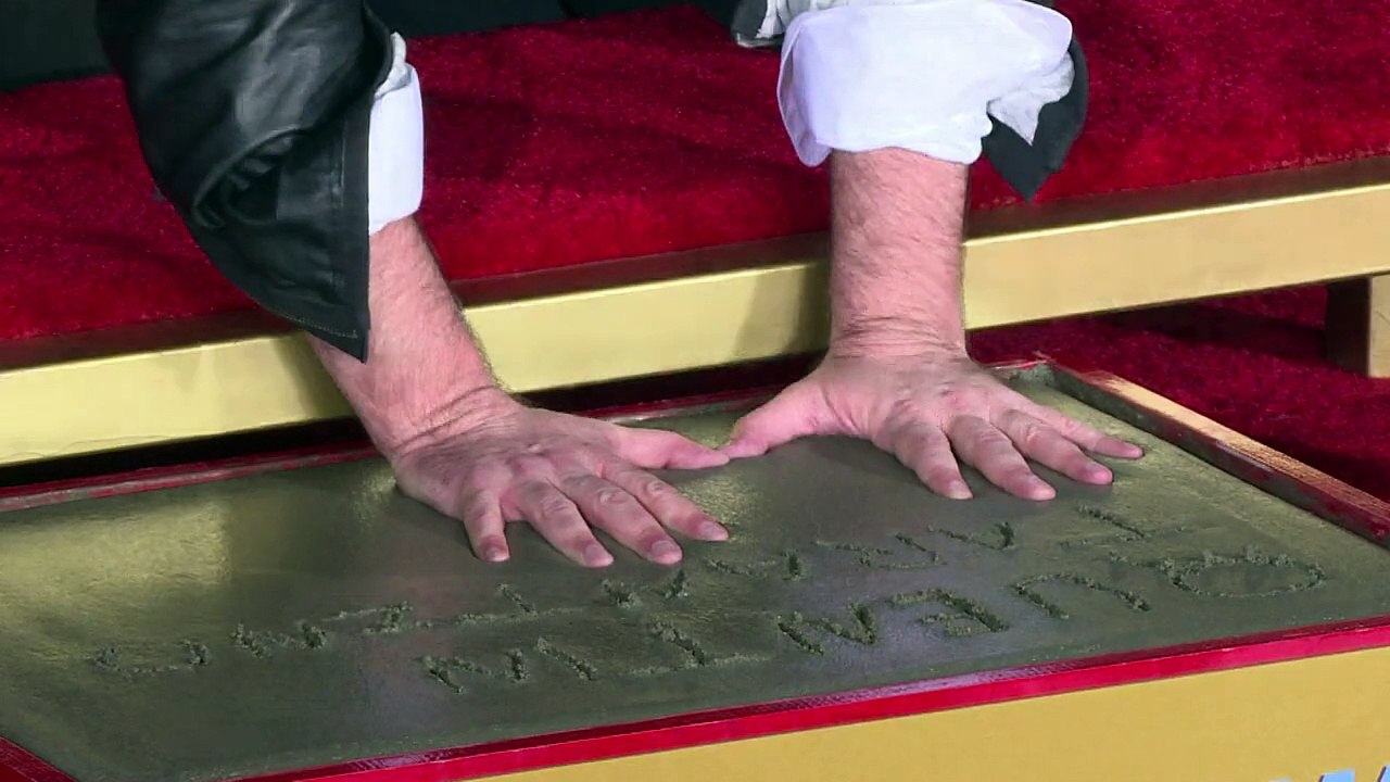 US director Tarantino honored in Hollywood