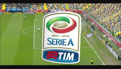 Cyril Théréau Goal - Udinese 1-0 Atalanta - 06-01-2016