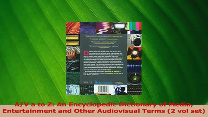 PDF Download  AV a to Z An Encyclopedic Dictionary of Media Entertainment and Other Audiovisual Terms Read Online