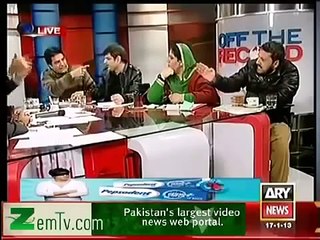 Pakistani Politicians Fight On Live TV-17 Minhaj ul Quran member fights_(640x360)