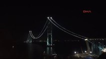 İzmit Körfez Geçişi Köprüsü'nün Büyüleyen Işıkları
