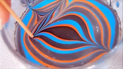 3 More Easy Water Marble Nail Art Step by Step Tutorial