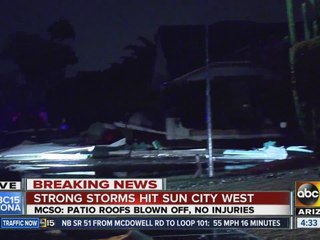Strong storms hit Sun City West
