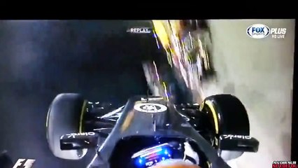 F1 l'impressionnant crash de Gutierrez à Bahreïn