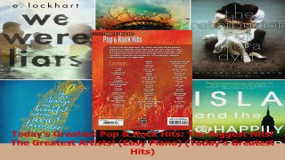 PDF Download  Todays Greatest Pop  Rock Hits The Biggest Hits The Greatest Artists Easy Piano Read Online