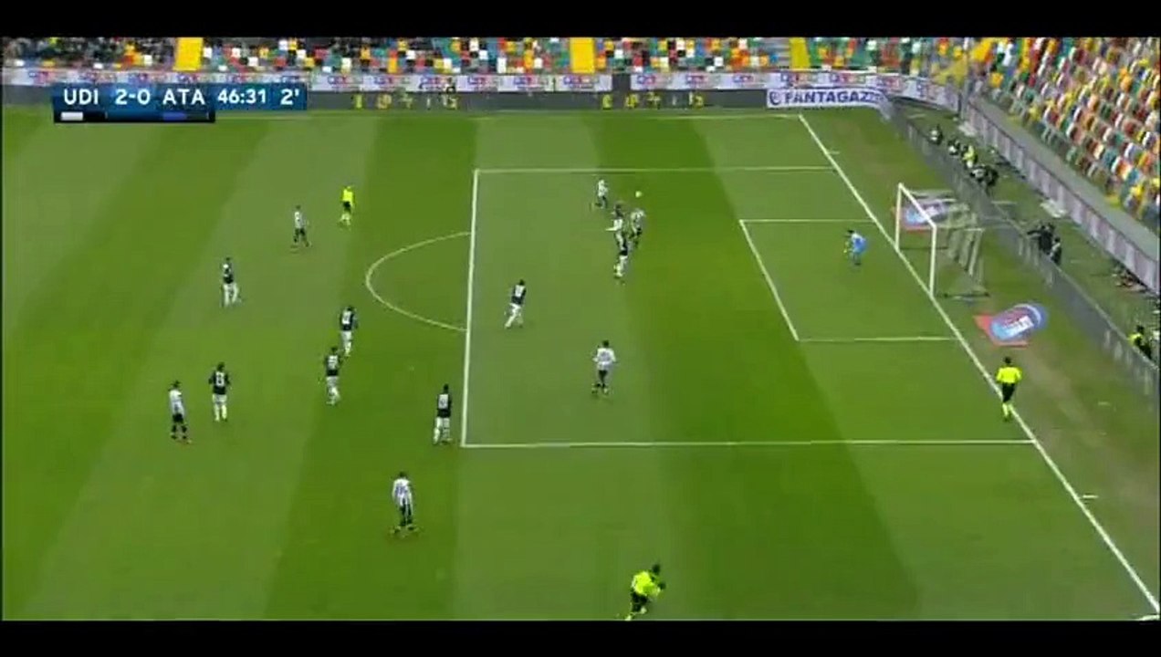Stipe Perica Goal - Udinese 2-0 Atalanta - 06-01-2016