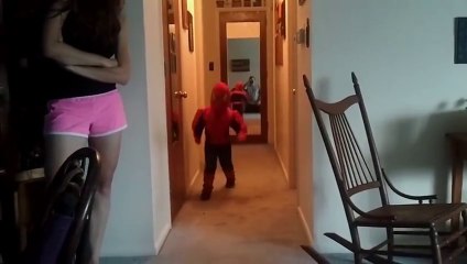 Spider-Man Sneezes, Makes Mucus Web Funny Video 2016