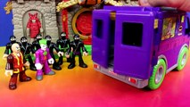 Imaginext Replica Batman Ninjas & Joker Bane Try Destroy Gotham City Batman Saves Day Just