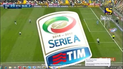 @ 45+' Stipe Perica Goal - Udinese 2-0 Atalanta - 06.01.2016