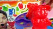 GIANT RAINBOW GUMMI BEAR Gummy Factory Create Gummi Bears Sweet N Sour Candy Kit Unboxing