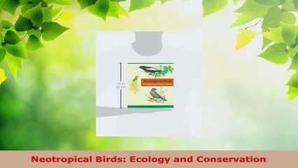 PDF Download  Neotropical Birds Ecology and Conservation Download Full Ebook