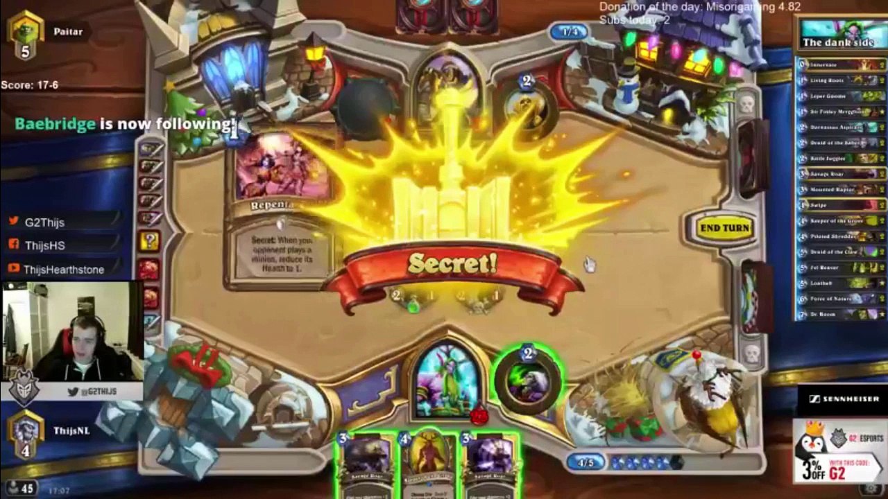 How to lose at Hearthstone 2016