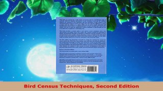 PDF Download  Bird Census Techniques Second Edition PDF Full Ebook