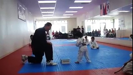 The most cutest little taekwondo white belt you will ever see