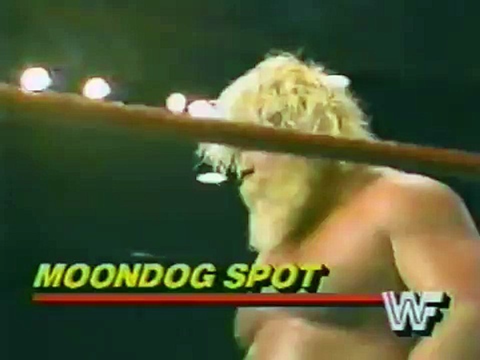 Moondog Spot & Barry O in action   Championship Wrestling June 15th, 1985