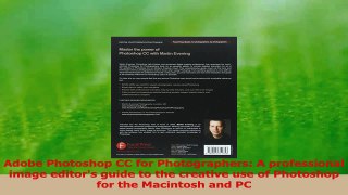 PDF Download  Adobe Photoshop CC for Photographers A professional image editors guide to the creative Download Online