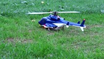 BELL 222 AIRWOLF RC SCALE MODEL ELECTRIC HELICOPTER 500 SIZE FLIGHT DISPLAY