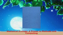 Read  Statistical Ecology A Primer in Methods and Computing Ebook Free