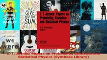 PDF Download  E T Jaynes Papers on Probability Statistics and Statistical Physics Synthese Library PDF Full Ebook