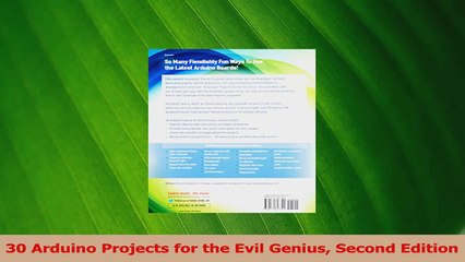 PDF Download  30 Arduino Projects for the Evil Genius Second Edition Download Full Ebook