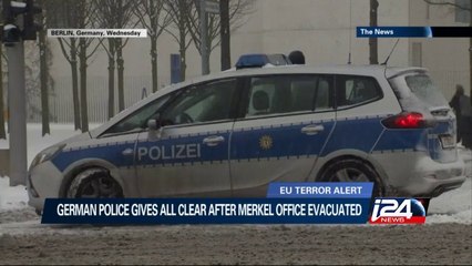 German police gives all clear after Merkel office evacuated