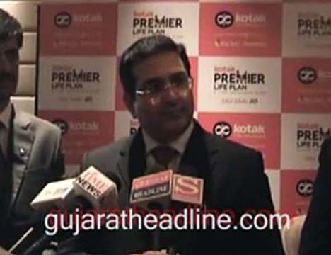 Kotak Primere Life Plan Press Conference in Ahmedabad