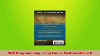 Read  CNC Programming using Fanuc Custom Macro B Ebook Free