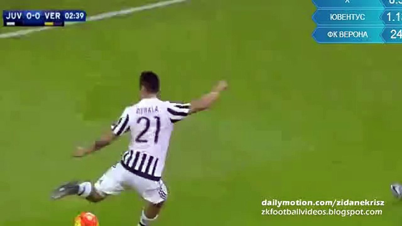 Stephan Lichtsteiner Super Chance - Juventus 1 -0 Hellas Verona 06.01.2016 HD