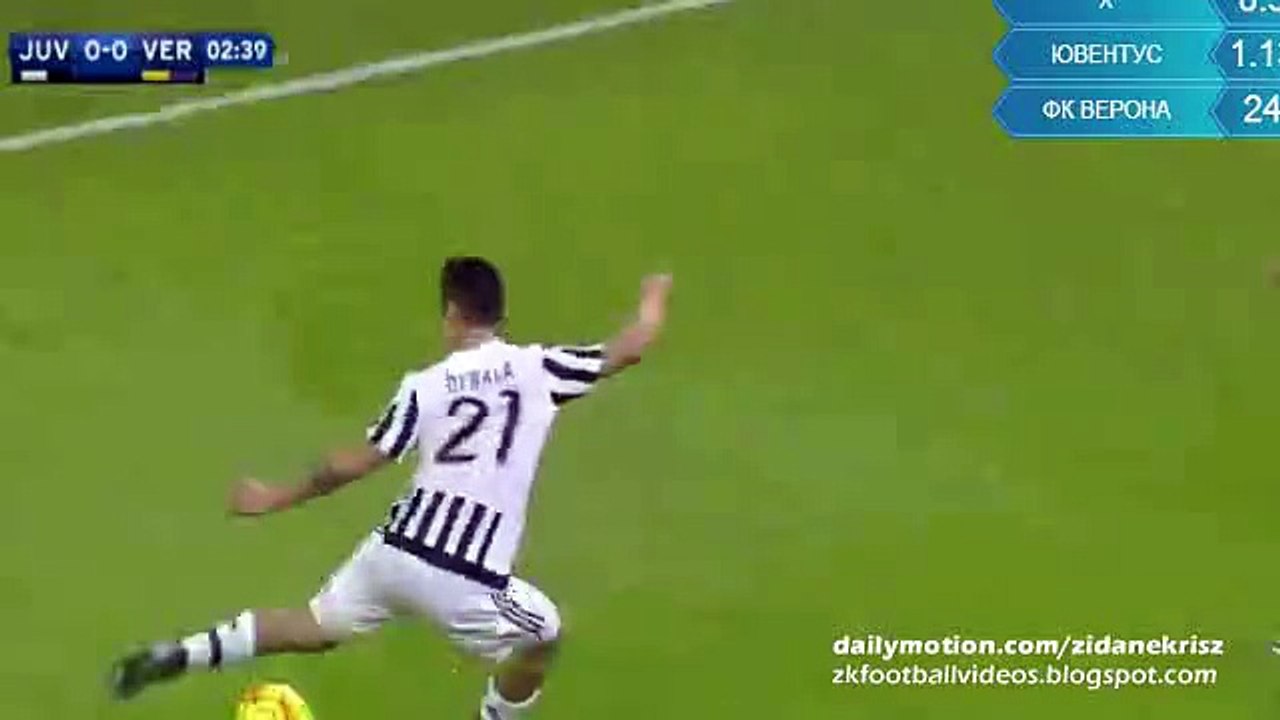 Stephan Lichtsteiner Super Chance - Juventus v. Hellas Verona 06.01.2016 HD