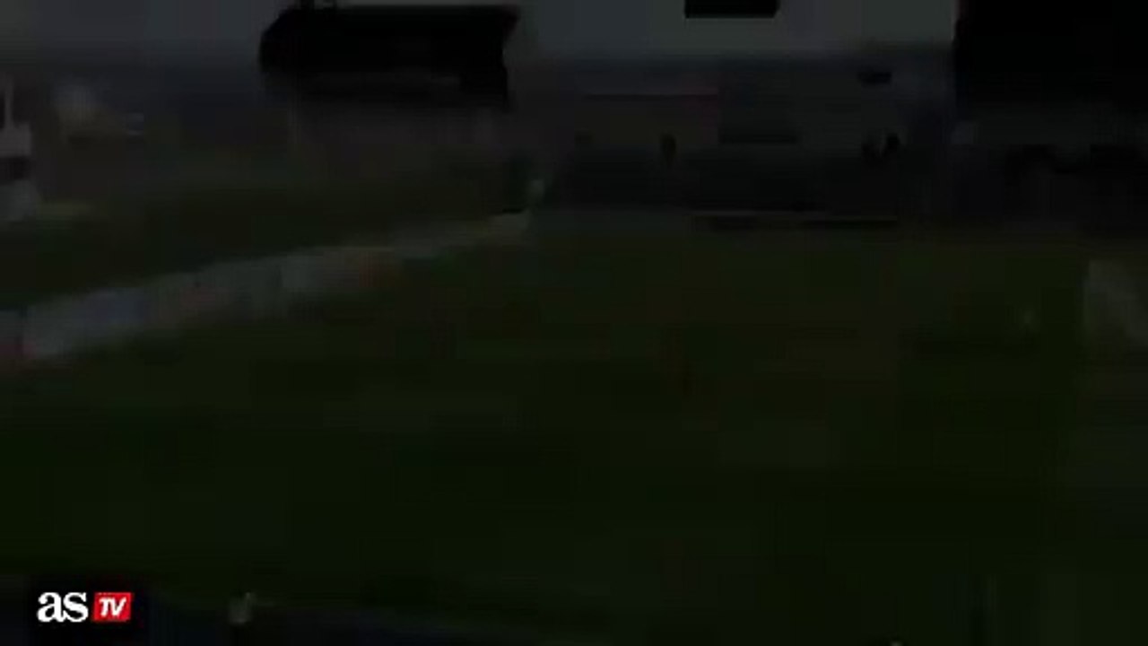 Cristiano Ronaldo Incredible goal at Zinedine Zidane first open training 05.01.2016
