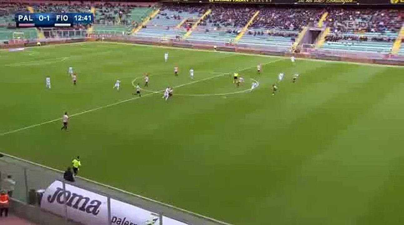 Josip Ilicic Goal 0-1 Palermo vs Fiorentina