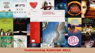 PDF Download  Customizing AutoCAD 2011 Download Online