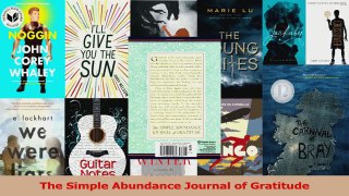 PDF Download  The Simple Abundance Journal of Gratitude PDF Full Ebook