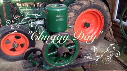1924 Lister B Spec 11 single flywheel and 1940s Fordson Tractor