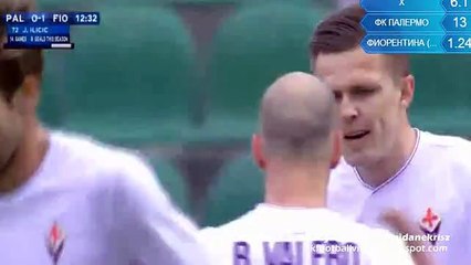 Josip Ilicic 0:1 | Palermo v. Fiorentina 06.01.2016 HD