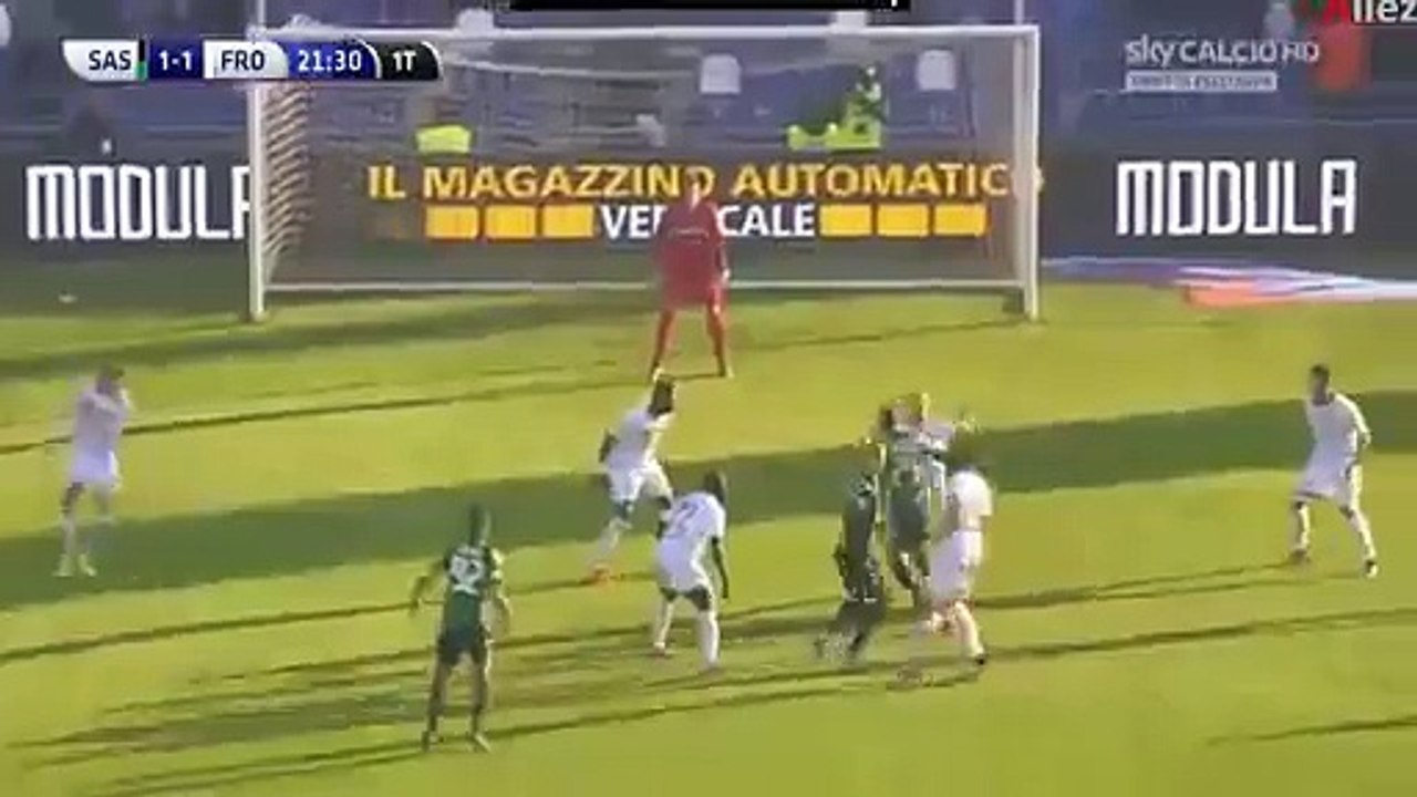 Gregoire Defrel Goal - Sassuolo 1 - 1 Frosinone - 06_01_2016  HD