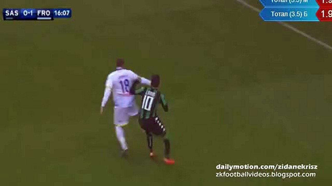 0-1  Federico Dionisi - Sassuolo v. Frosinone 06.01.2016 HD