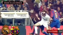 Asi fue la Pelea de Luis Enrique vs Zinedine Zidane hace 13 Años