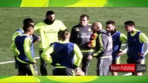 Así ha sido el primer entrenamiento de Zidane mucho balón y tres charlas de grupo • 2016